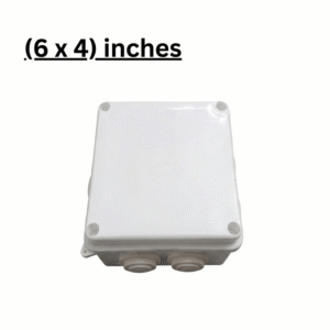 6×4 High-Quality Outdoor CCTV Junction Box for Security Camera Systems – Durable Weatherproof