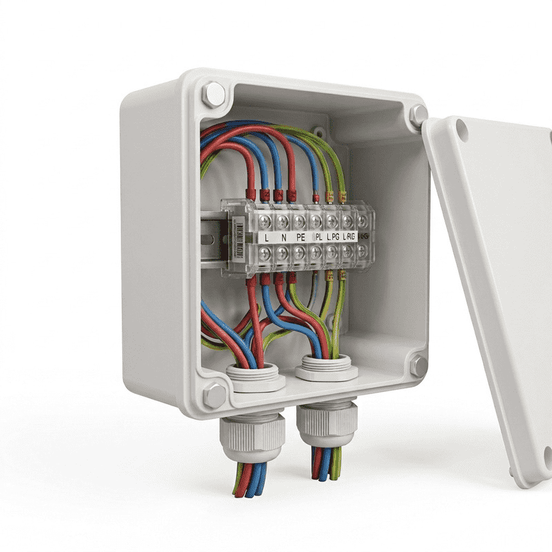 6×4 High-Quality Outdoor CCTV Junction Box for Security Camera Systems – Durable Weatherproof - Image 2