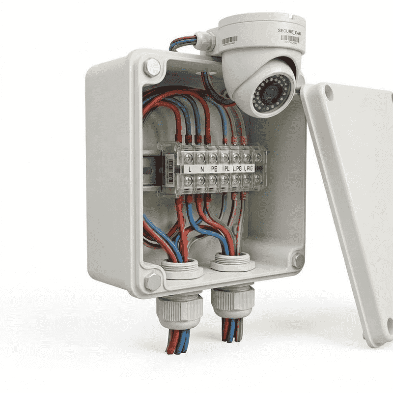 6×4 High-Quality Outdoor CCTV Junction Box for Security Camera Systems – Durable Weatherproof - Image 3