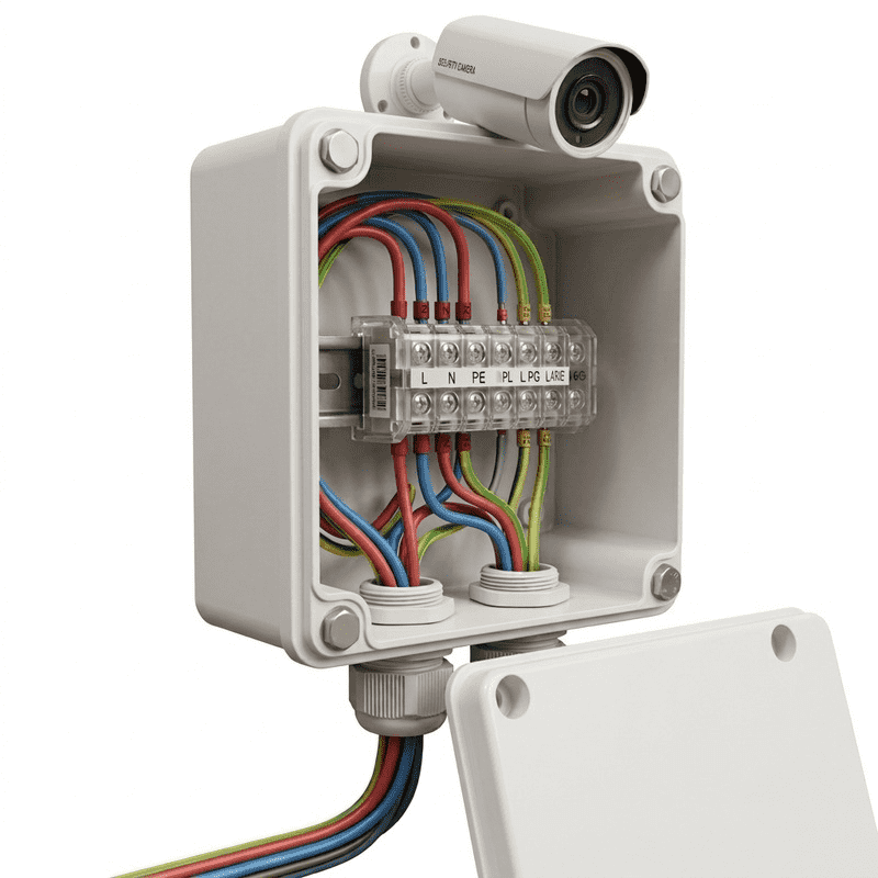 6×4 High-Quality Outdoor CCTV Junction Box for Security Camera Systems – Durable Weatherproof - Image 4