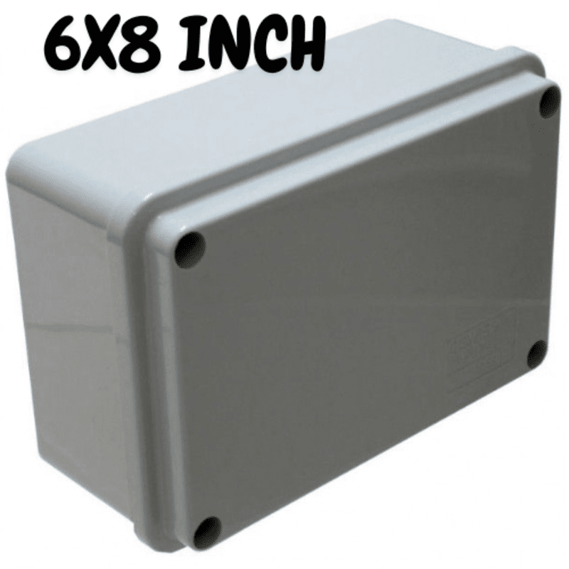 6×8 High-Quality Outdoor CCTV Junction Box for Security Camera Systems – Durable Weatherproof